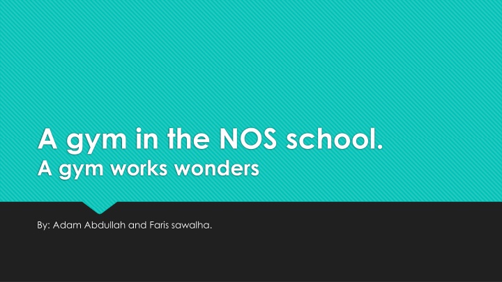A gym in the NOS school.