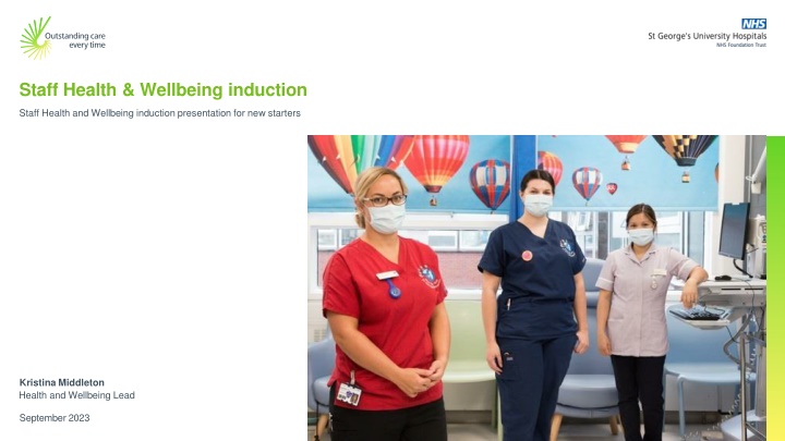 Staff Health & Wellbeing induction