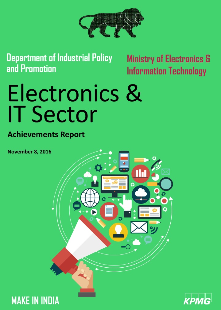 Driving Reforms in Indian Electronics & IT Sector