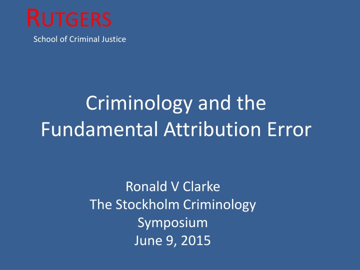 Criminology Studies and Crime Prevention: Insights and Findings