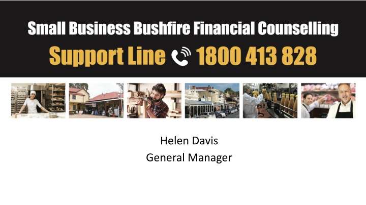 Small Business Bushfire Financial Counselling Support