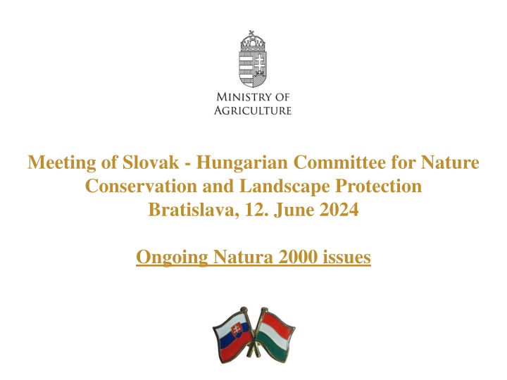 Slovak-Hungarian Committee for Nature Conservation Meeting