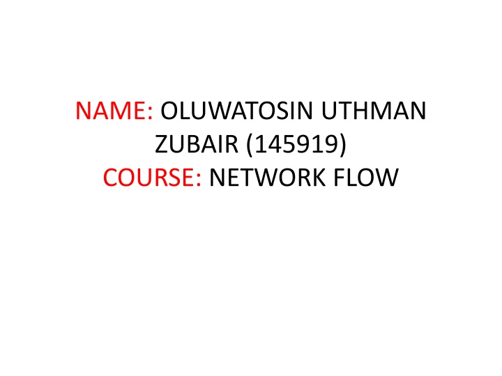 Networking Concepts and Flows: A Comprehensive Overview