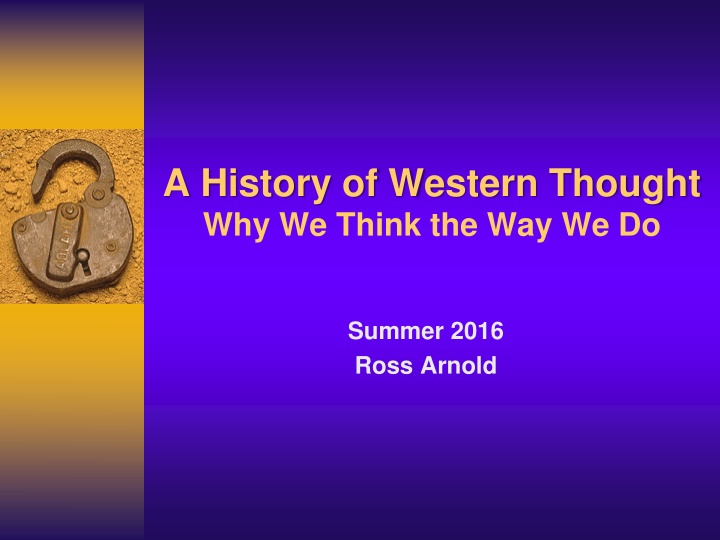 Evolution of Western Philosophical Thinking