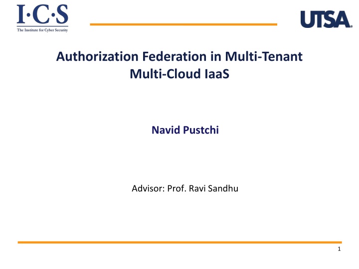 Authorization Federation in Multi-Tenant Multi-Cloud IaaS