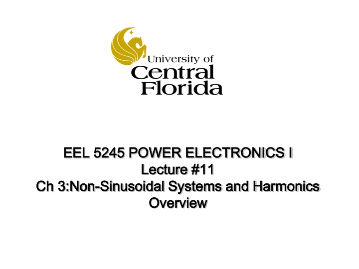 Harmonics in Modern Electrical Loads