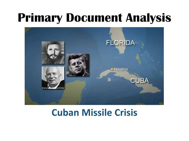 Primary Document Analysis
