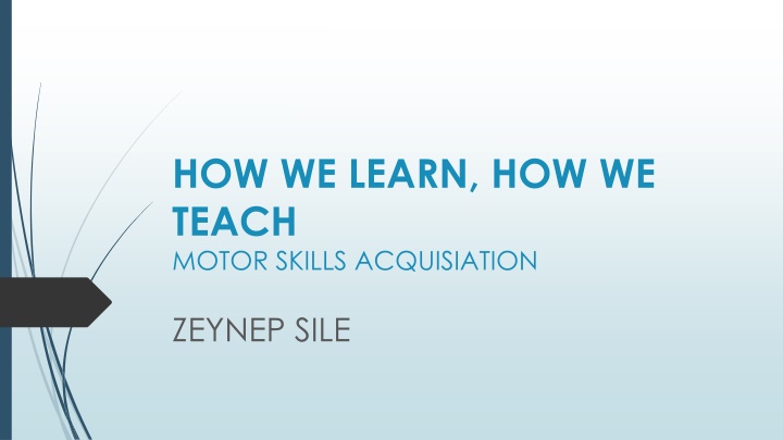 Motor Skills Acquisition Process: Learning and Teaching Methods
