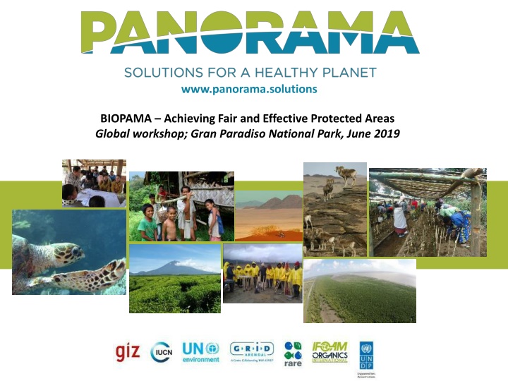 Achieving Fair and Effective Protected Areas Global Workshop