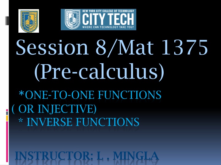 One-to-One Functions