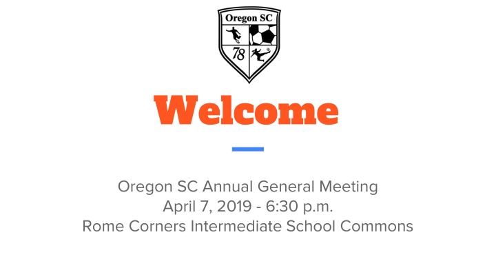 Oregon Soccer Club Annual General Meeting - April 7, 2019