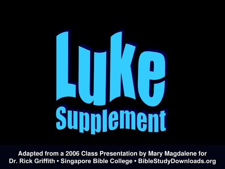 Luke's Gospel: Universal Savior in Sovereign Kingdom