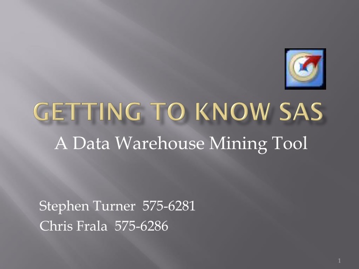 Building Queries and Using Data Warehouse Tools