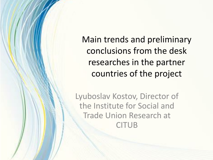 Digitalization Trends and Collective Bargaining in Partner Countries
