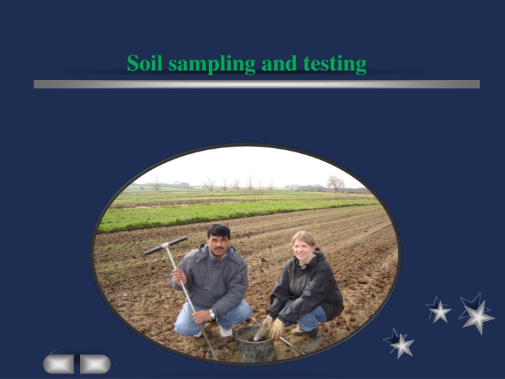 Soil Sampling and Testing for Nutrient Analysis