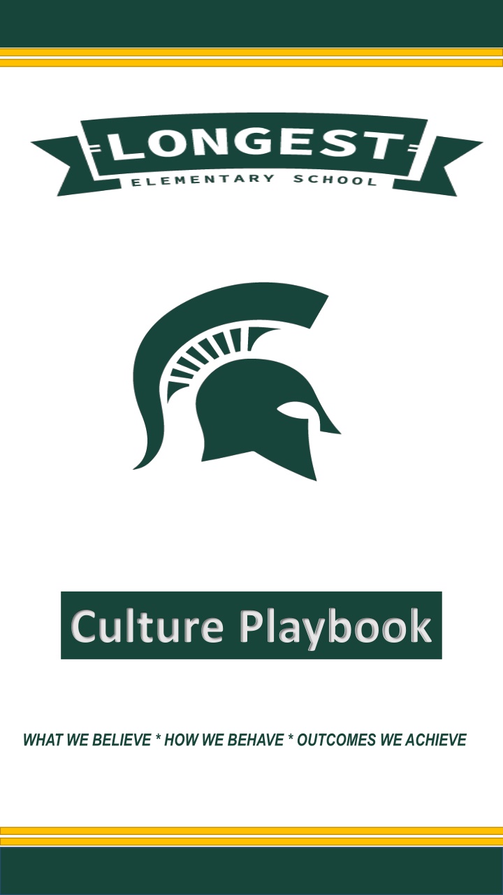 Longest Elementary School Culture Playbook