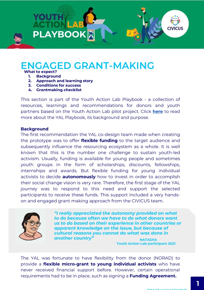 Enhancing Grant-Making Process