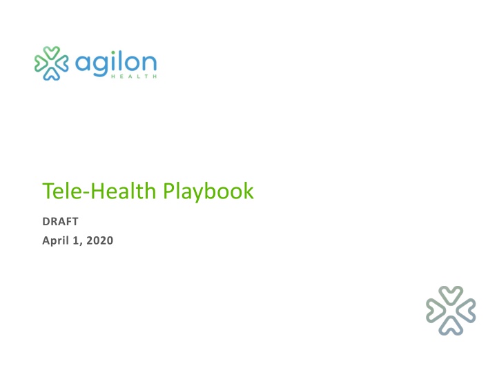 Tele-Health Playbook Overview