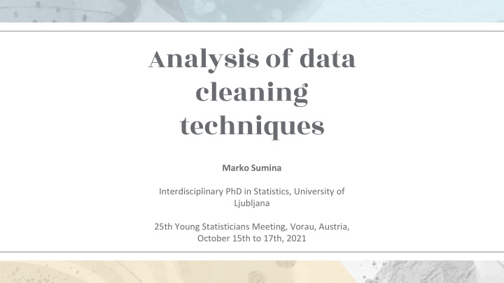 Analysis of Data Cleaning Techniques for Improved Data Quality