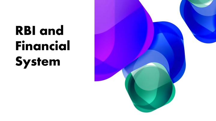 Role of Financial System in Wealth Creation
