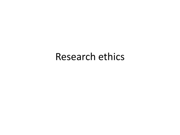 Ensuring Ethical Research Practices