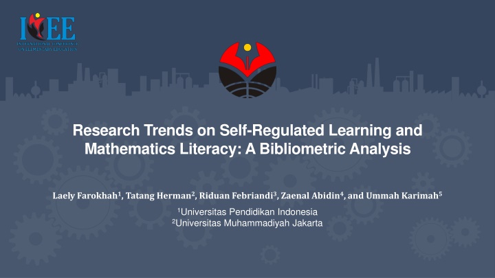 Research Trends on Self-Regulated Learning and Mathematics Literacy: A Bibliometric Analysis