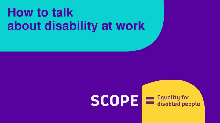 Talking About Disability at Work: Tips and Guidelines