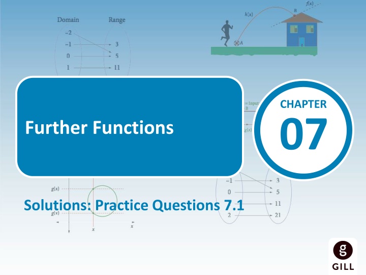 Further Functions: Identifying Functions in Mappings and Graphs