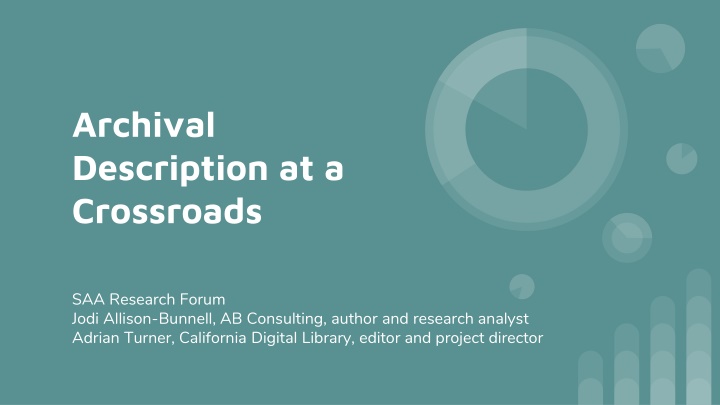 Archival  Description at a  Crossroads