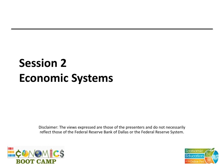 Economic Systems Overview and Characteristics
