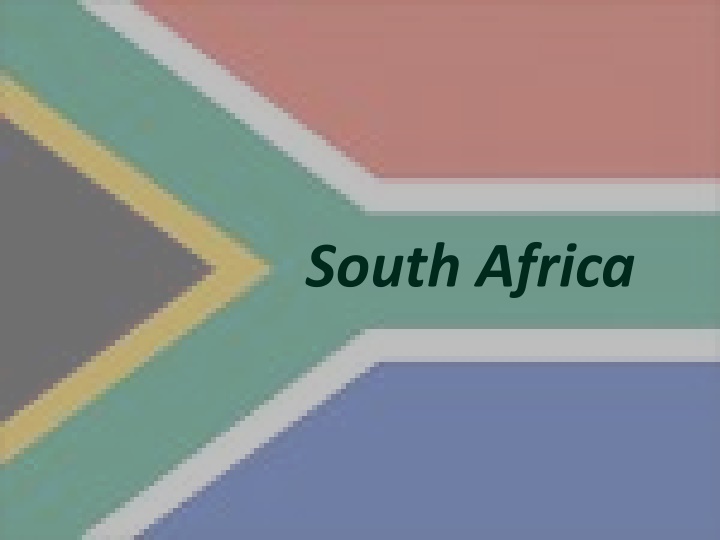 South Africa: Unity in Diversity and Rainbow Nation