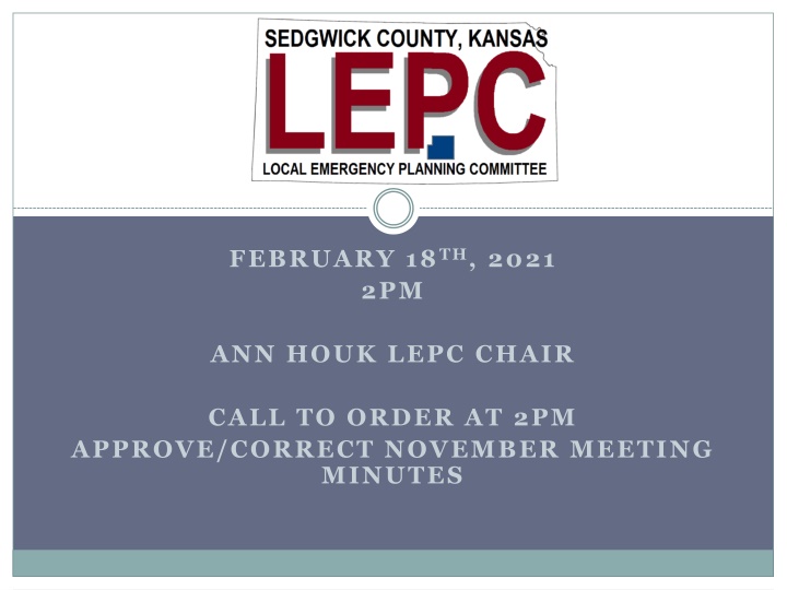 APPROVE/CORRECT NOVEMBER MEETING MINUTES
