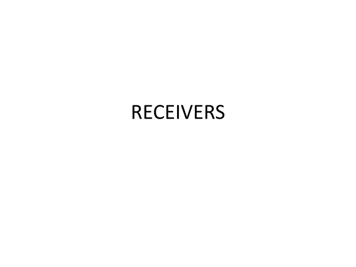 Radio Receiver Technology Overview