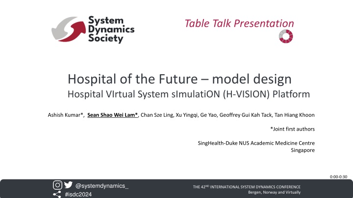 Hospital of the Future Model Design: H-VISION Platform
