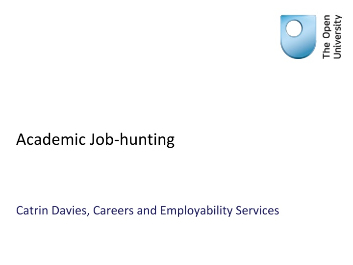 Academic Job-hunting