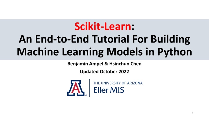 Scikit-Learn Tutorial for Building Machine Learning Models in Python