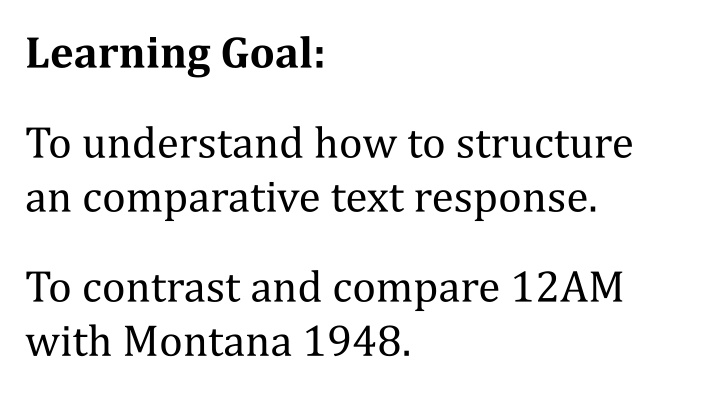 Comparative Analysis: 12AM vs. Montana 1948