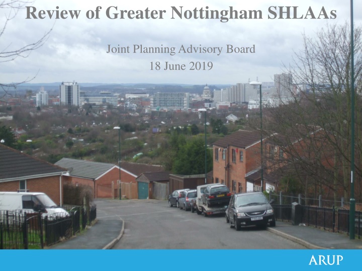 Review of Greater Nottingham SHLAAs Advisory Board