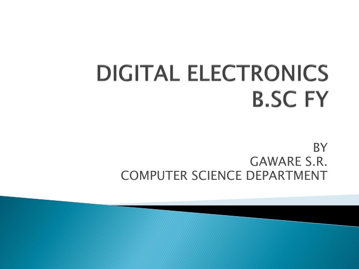 Basic Logic Gates in Computer Science
