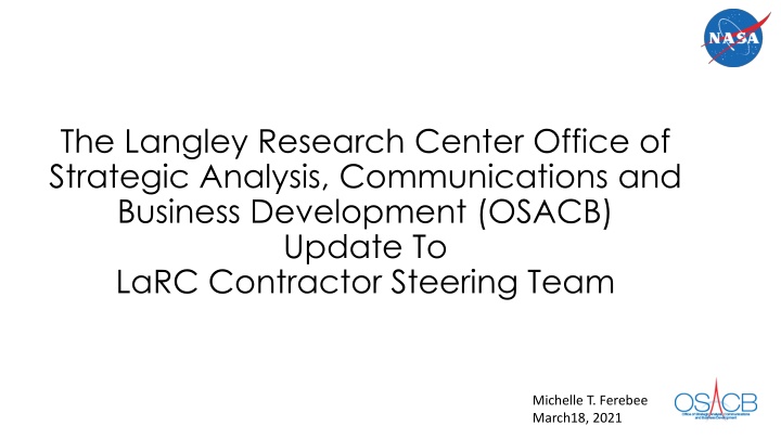 OSACB Update to LaRC Contractor Steering Team