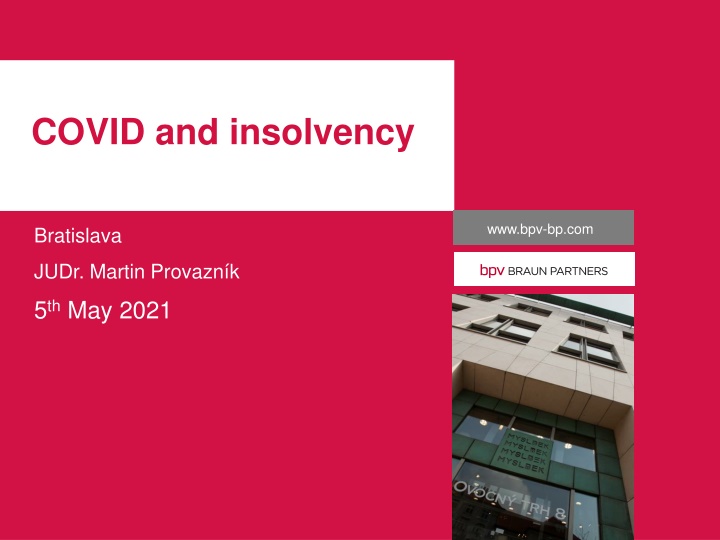 COVID and insolvency