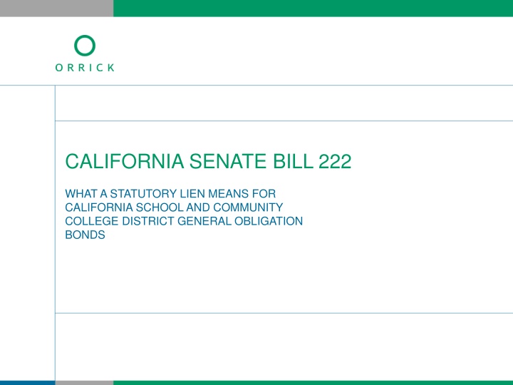 CALIFORNIA SENATE BILL 222