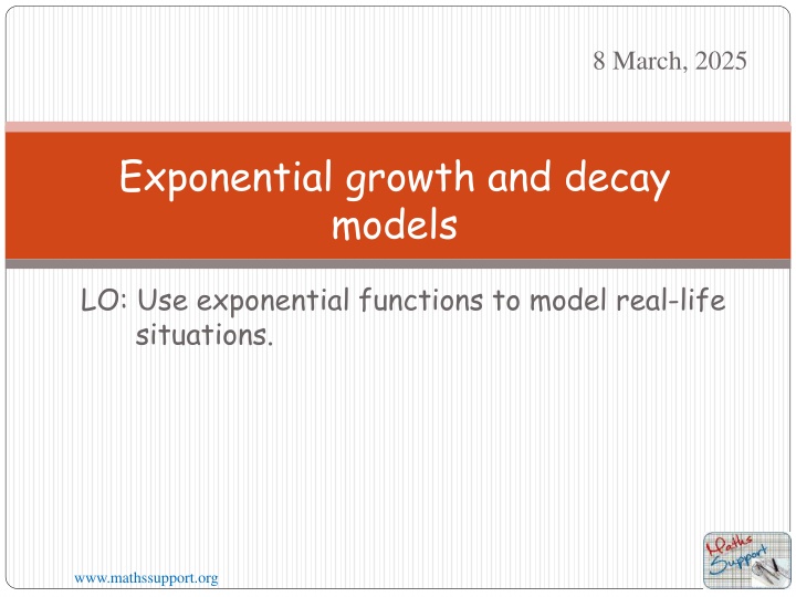 Exponential Growth and Decay Models Exploration