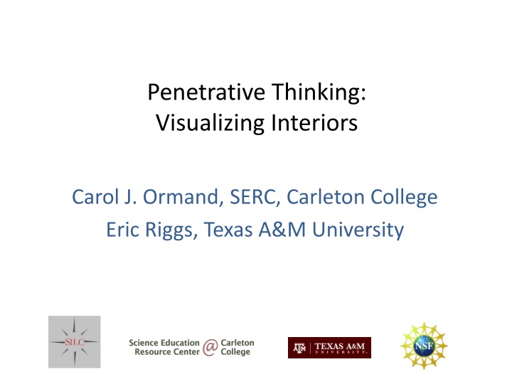 Penetrative Thinking in Geologic Structures Analysis