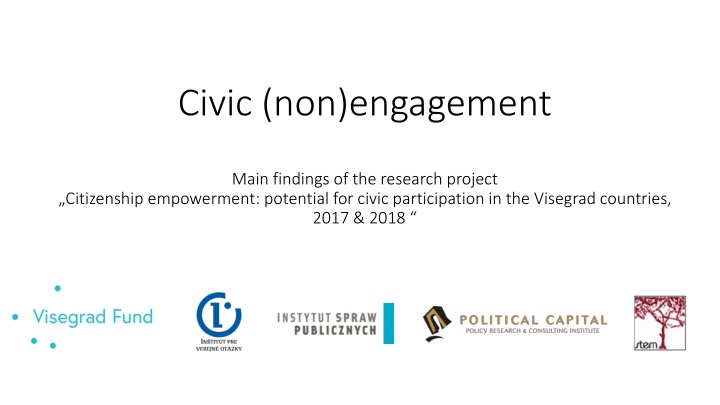Civic (non)engagement