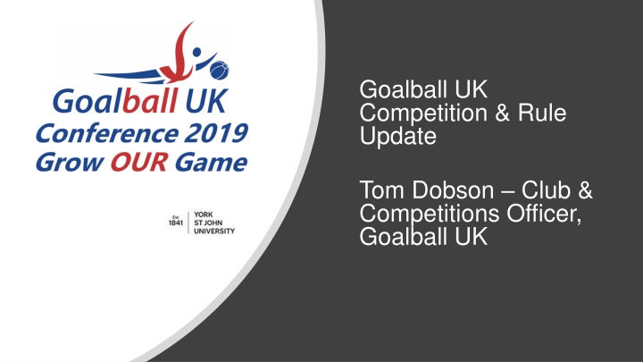 Goalball UK Competition & Rule Update