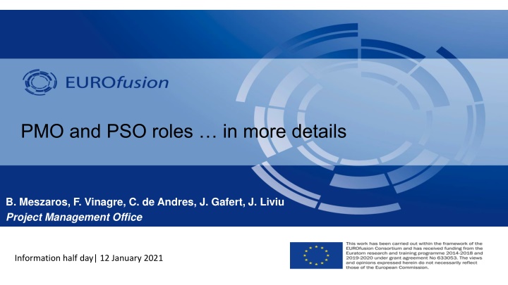 PMO and PSO roles … in more details