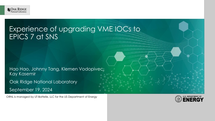 Upgrading VME IOCs to EPICS 7 at SNS