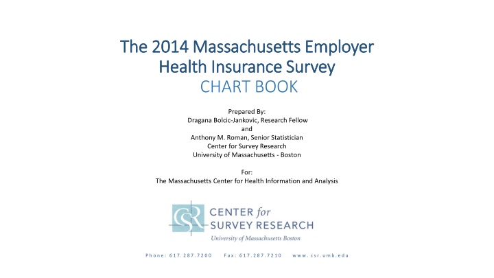 2014 Massachusetts Employer Health Insurance Survey Chart