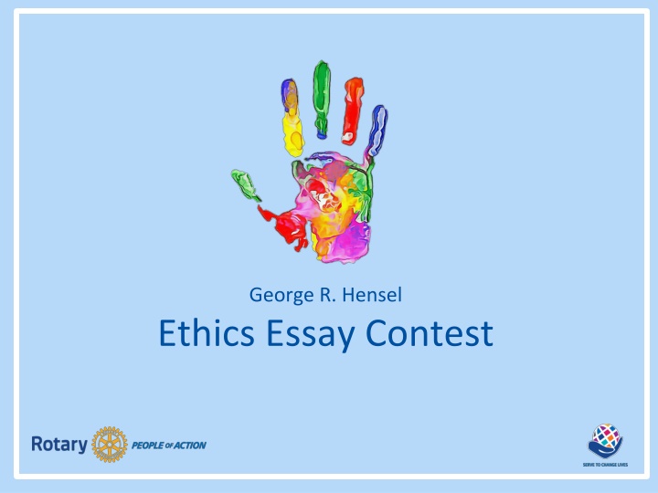 Ethics Essay Contest